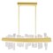 Cwi Lighting Guadiana 39 in LED Satin Gold Chandelier 1246P39-602 - alternate 1